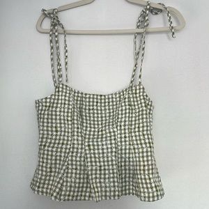 Anthropologie gingham top